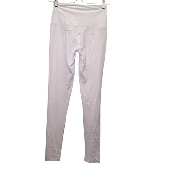 COMFYFOREVER Women's Comfy Leggings One Size High Waist Stretch Pants White - Picture 2 of 8